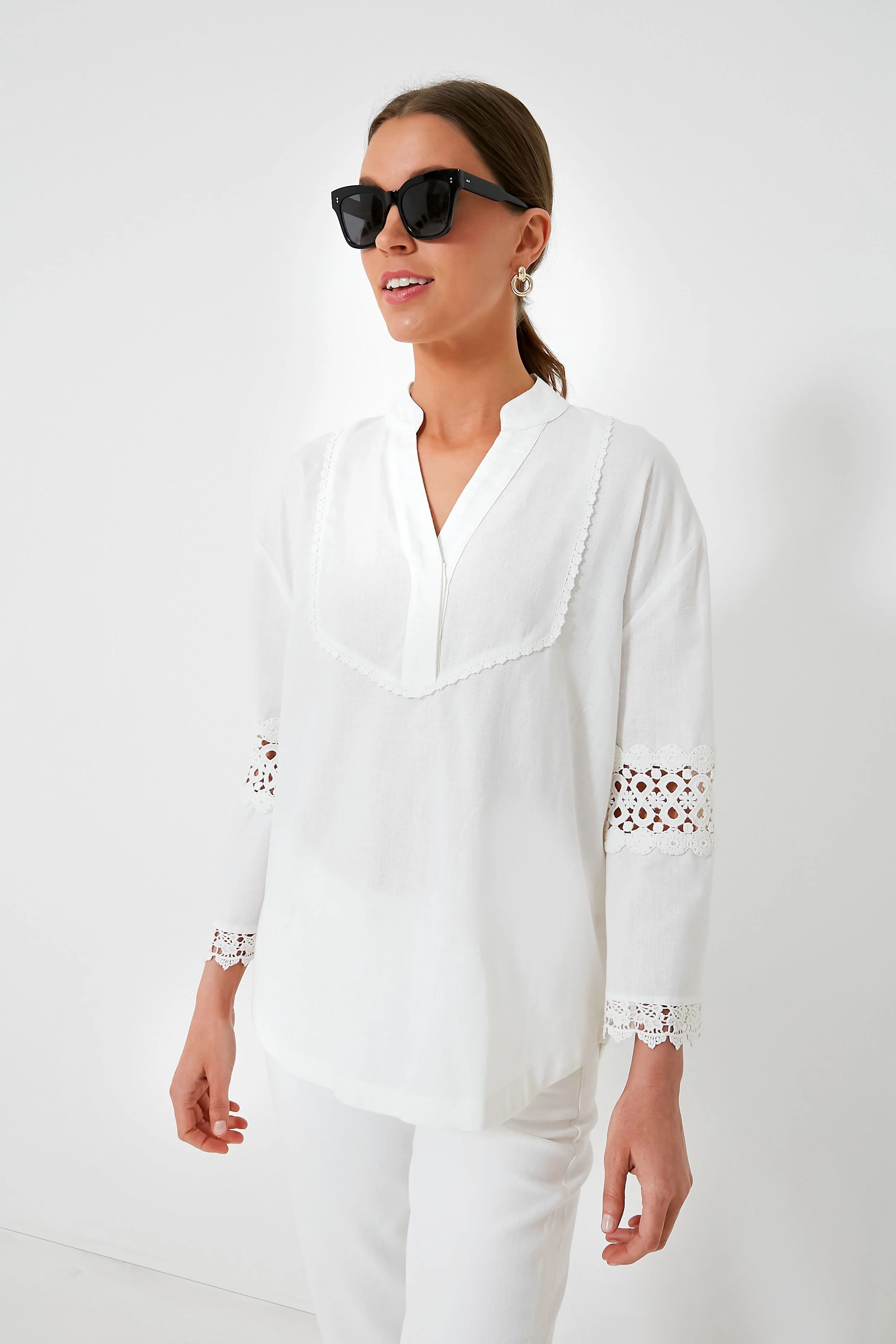Blanc Piper Lace Top | Tuckernuck (US)