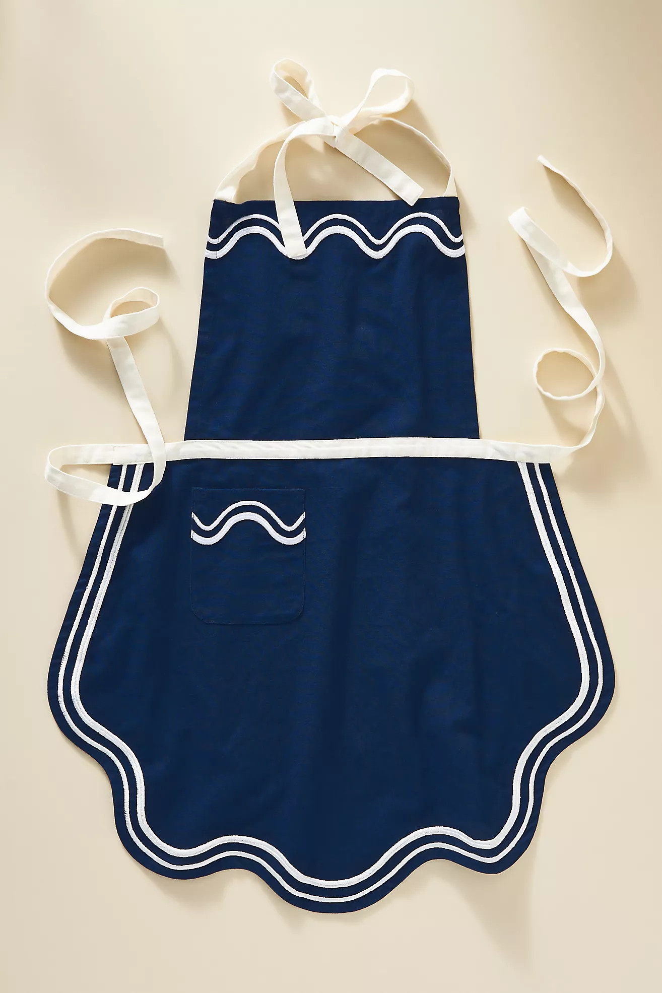 Madeline Embroidered Apron | Anthropologie (US)