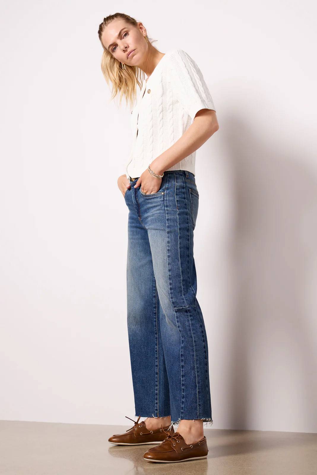 Meg Wide Leg w Seaming | Evereve