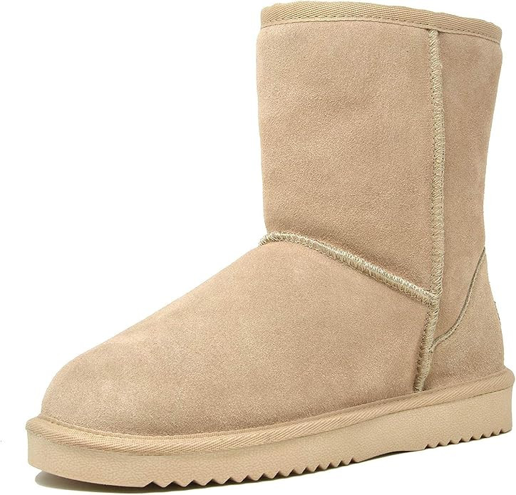 DREAM PAIRS Women's Shorty-New Mid Calf Winter Snow Boots | Amazon (US)