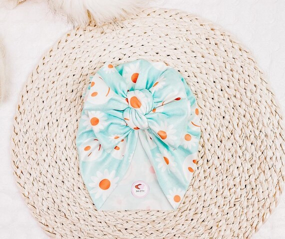 Messy Turban Bow Messy Baby Headwraps Piggy Tail Bows Twist | Etsy | Etsy (US)