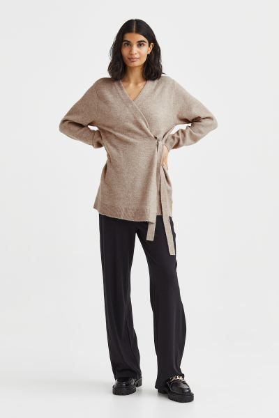 MAMA Before & After Wrap-front Cardigan | H&M (US + CA)