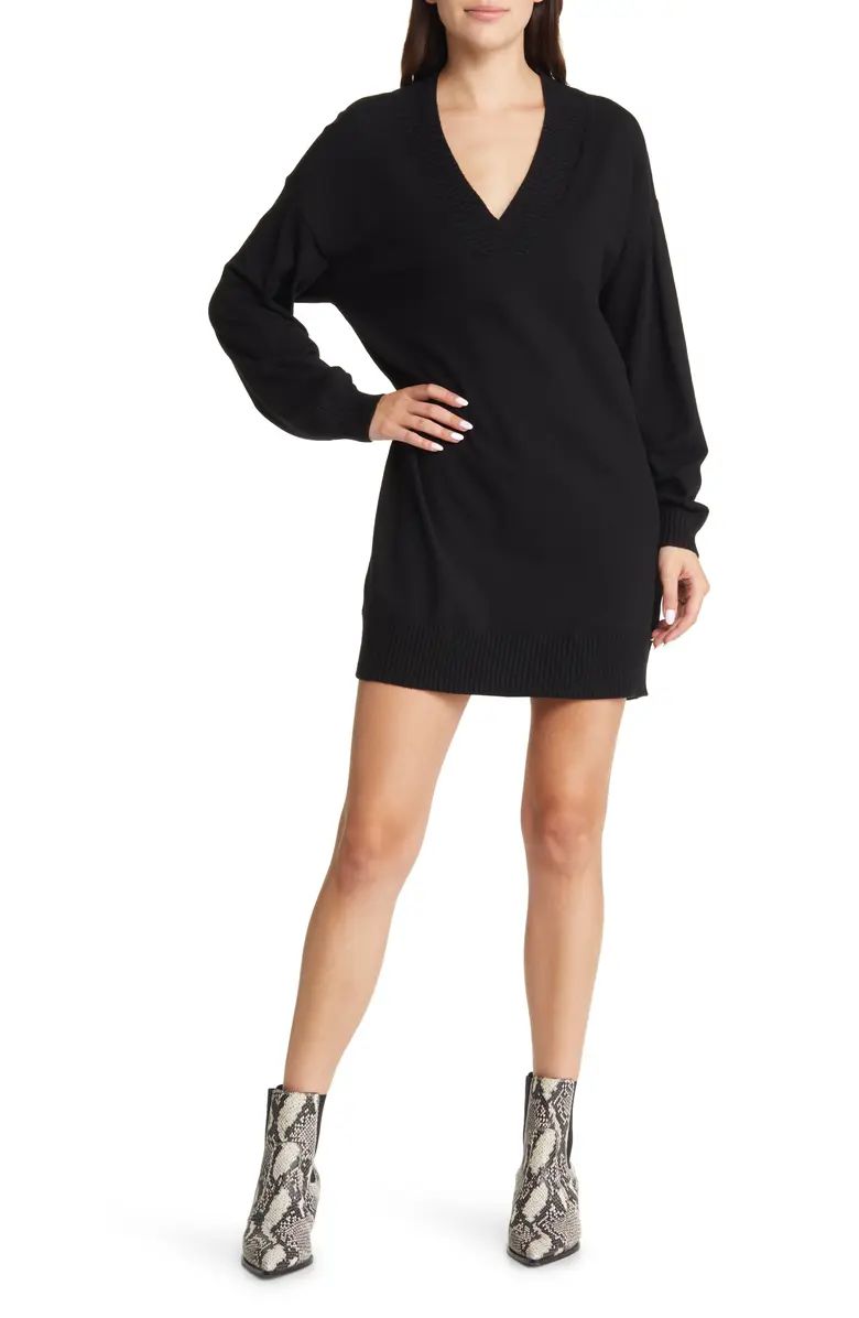 Steve Madden Helena Long Sleeve Sweater Dress | Nordstrom | Nordstrom