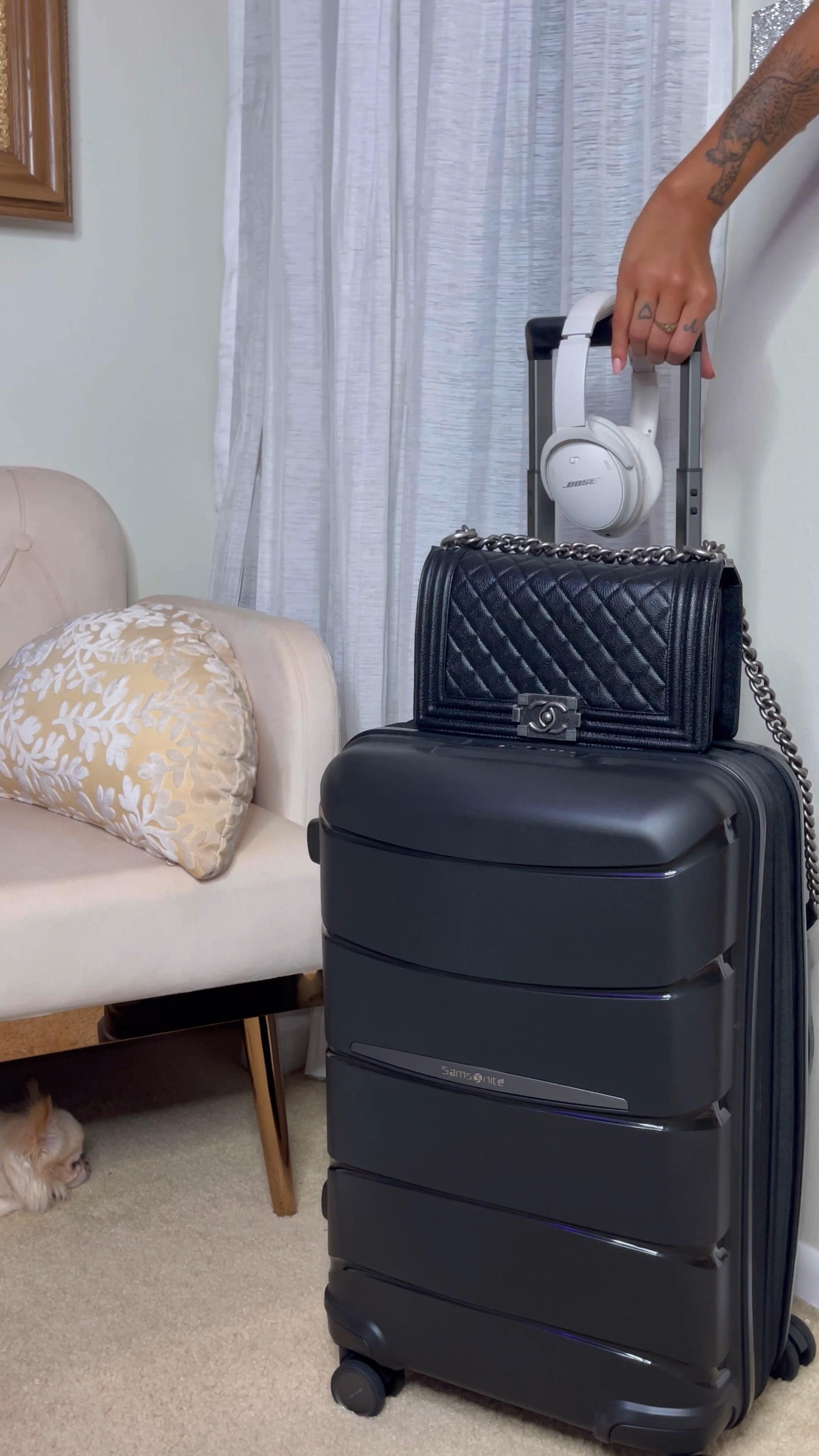 HARD CARRY ON LUGGAGE 🧳 I fit 3 days worth of clothes/skincare/shoes etc in this bag for my trip to NYC and I am NOT a light packer. 👀 Definitely a splurge but so worth it for any upcoming travels! Comes in different colors ❣️

#LTKFind #LTKitbag