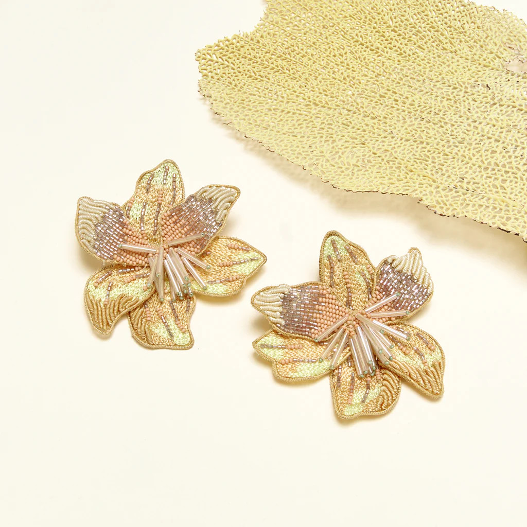 Margarite Earrings Yellow | Mignonne Gavigan