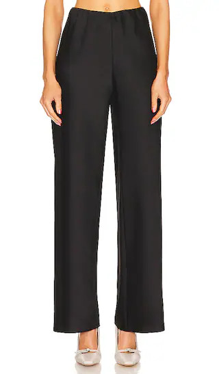 Vince Fluid Bias Pant in Black. - size S | Revolve Clothing (Global)