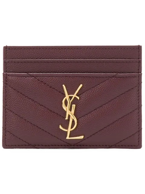 Monogram plaque cardholder | Farfetch (US)