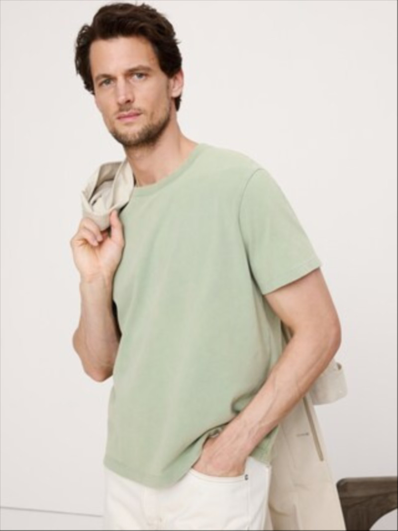 Banana Republic Heavyweight Cotton Crew-Neck T-Shirt