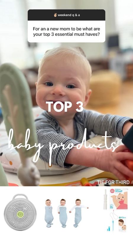 Top 3 baby products for a new mom from a mom of many 
It’s a tie for third based on if you have a gassy baby. The windi can be a life saver!!

#LTKbaby #LTKbump #LTKhome