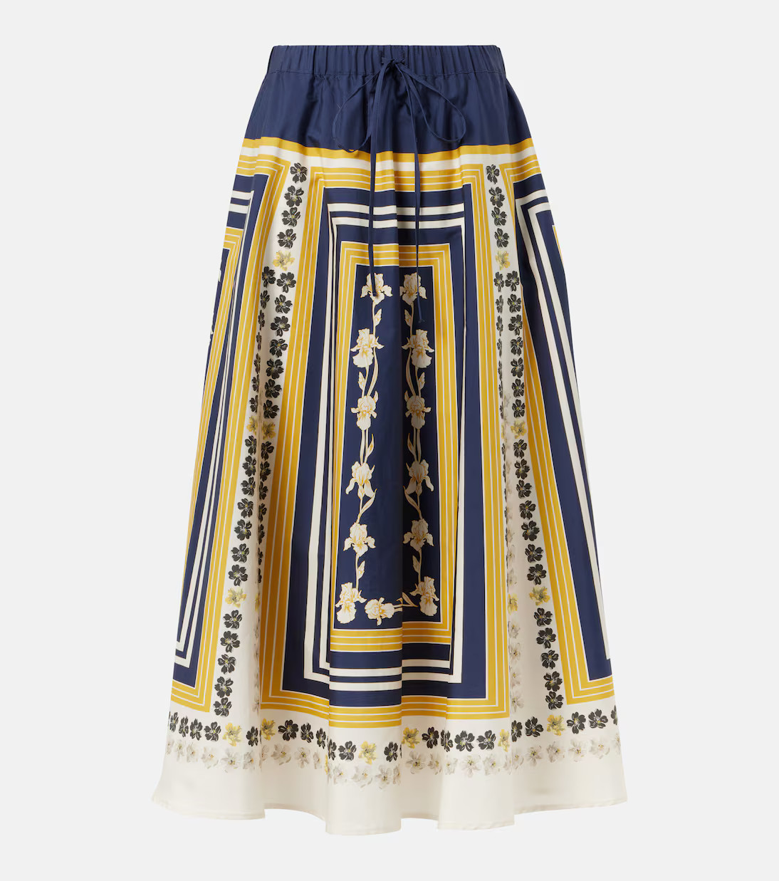 Printed cotton poplin midi skirt | Mytheresa (US/CA)