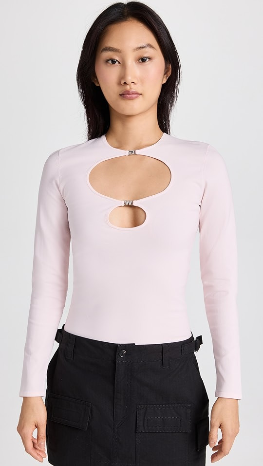 Alexander Wang Crewneck Long Sleeve Top | SHOPBOP | Shopbop