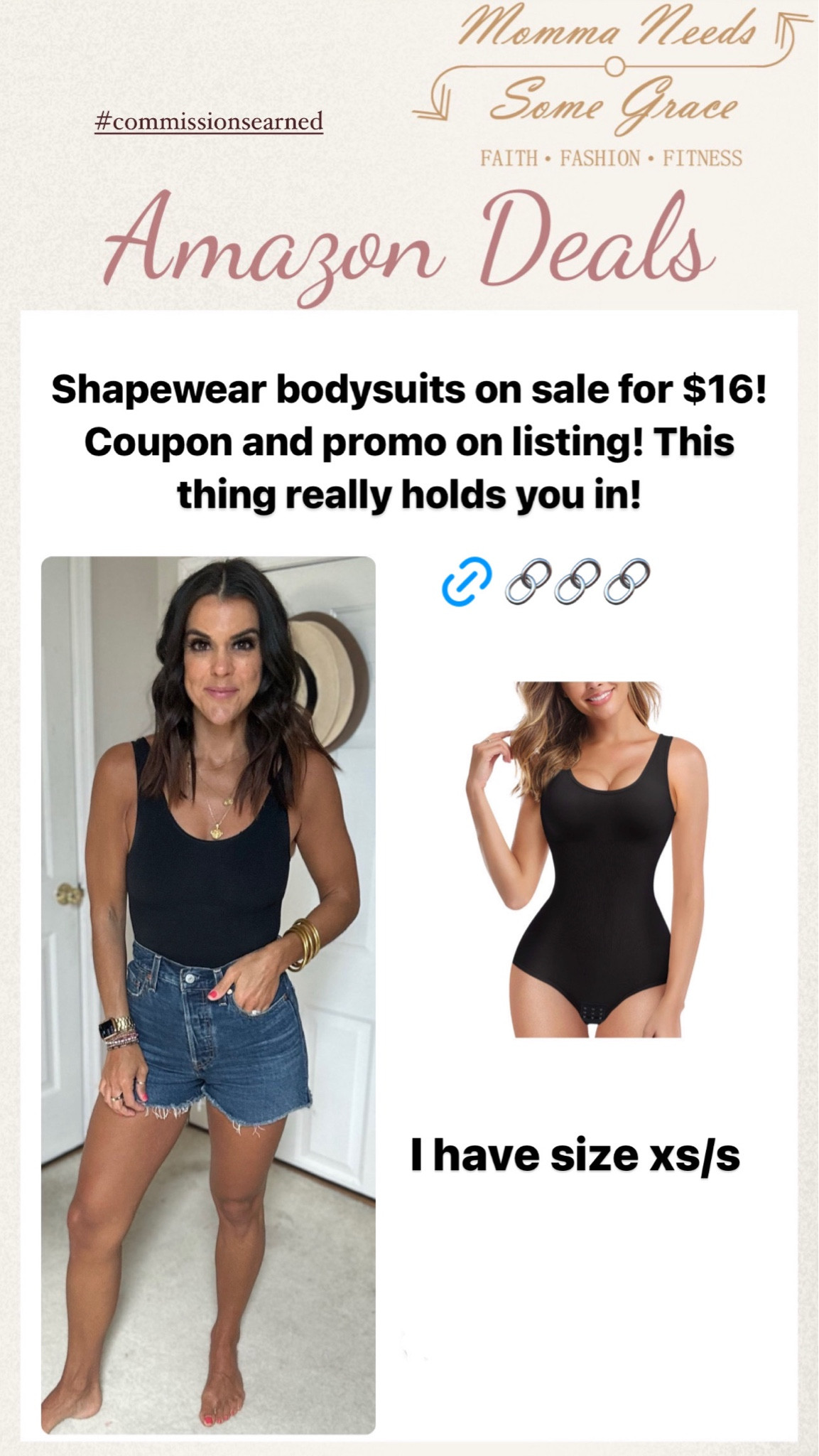 Shapewear bodysuit on sale today!! 

#LTKfindsunder100 #LTKsalealert #LTKstyletip