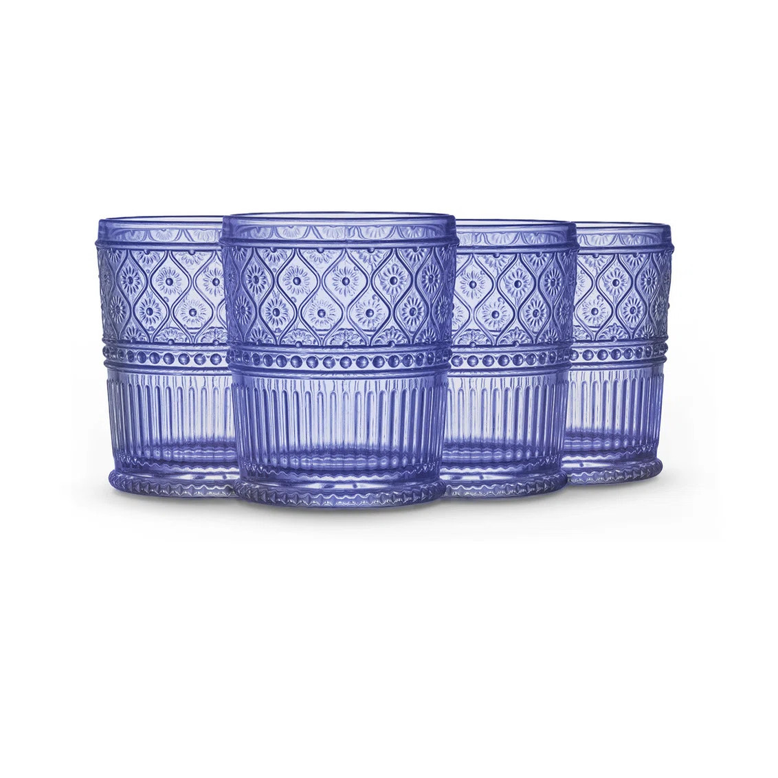 Claro 12 oz Double Old Fashioned Glasses (Set of 4) | Wayfair North America