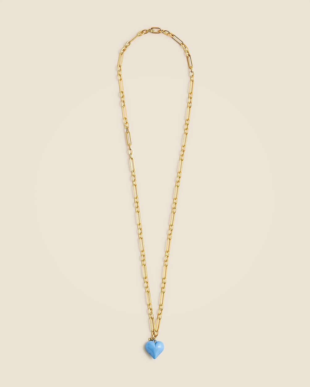 Enamel heart pendant necklace | J. Crew US