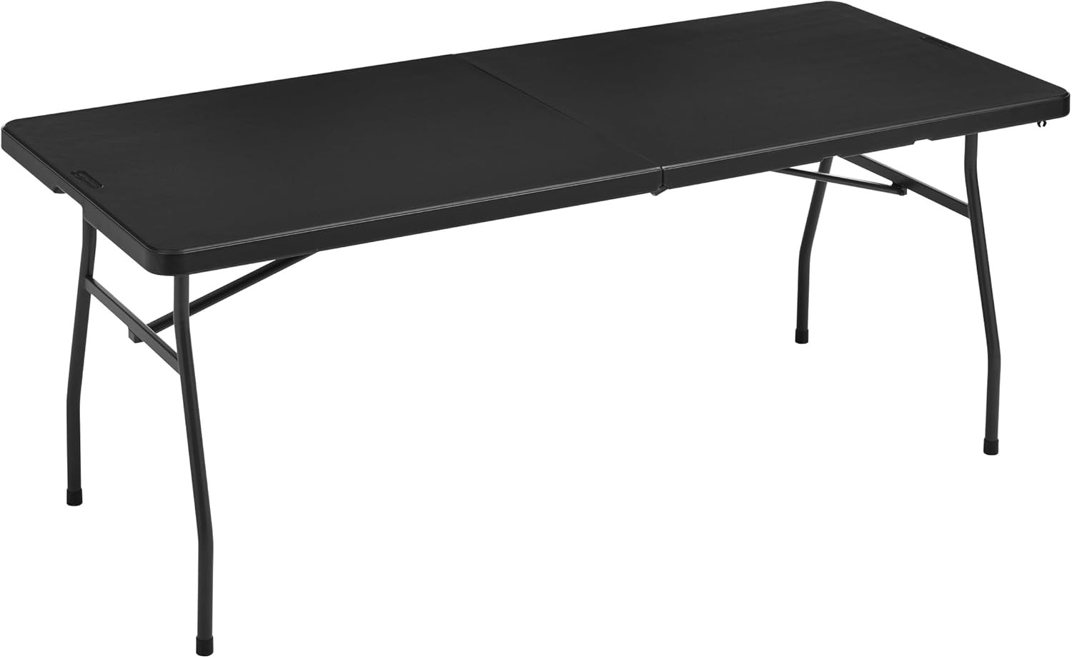 Amazon Basics Heavy Duty Portable Folding Table, 6 ft, Indoor & Outdoor, Fold-in-Half Design with... | Amazon (US)