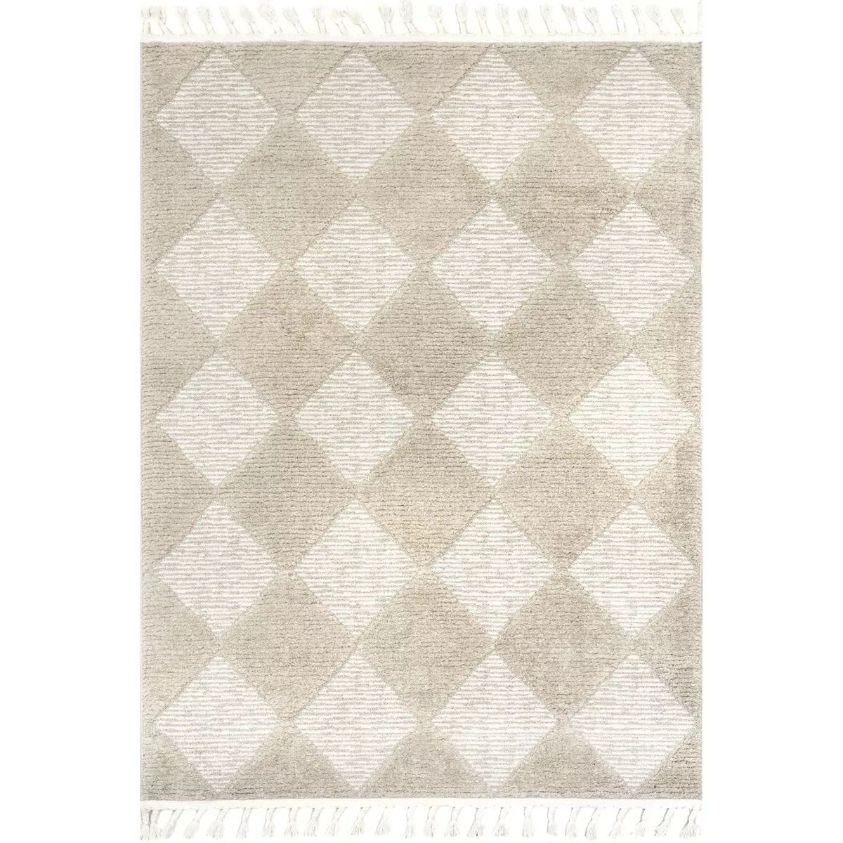 nuLOOM Marissa High/Low Diamond Tassel Area Rug | Target