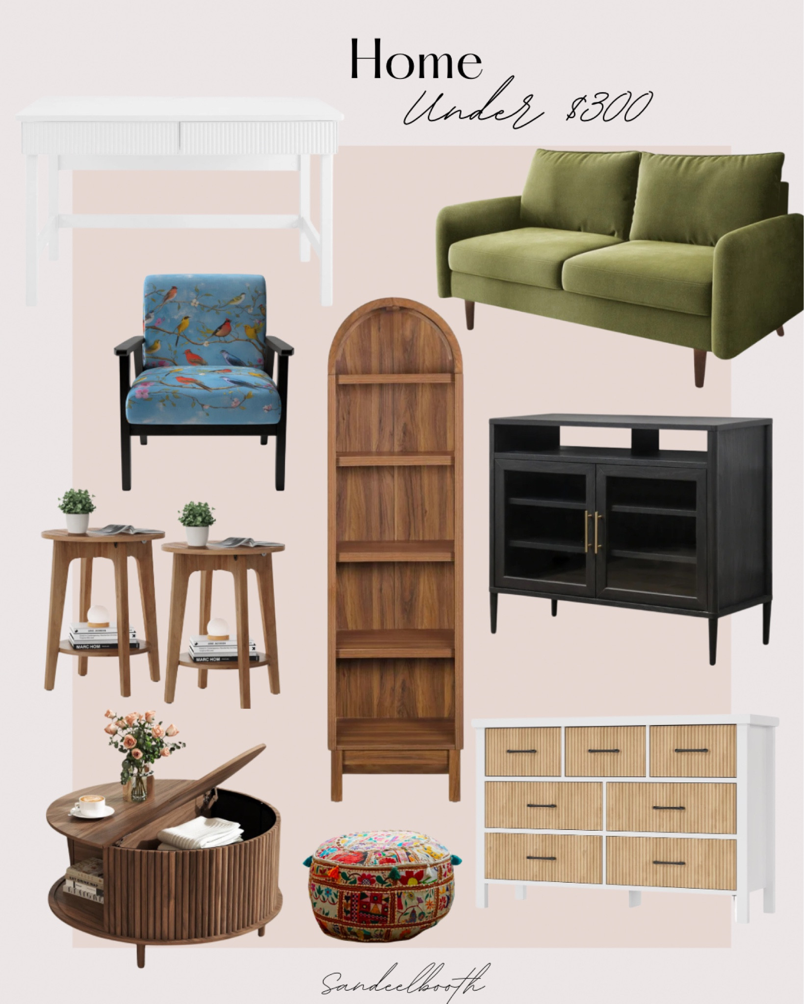 Affordable furniture under $300 with good reviews! 🫶🏼


Living room, bedroom, coffee table, loveseat, bookcase, booktok, buffet, cozy seating, desk  

#LTKHome #LTKFindsUnder100 #LTKFamily