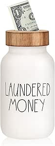 Laundry Room Bank Coin Jar Laundry Room Decor Rustic Country Farmhouse Home Decor Mason Jar with ... | Amazon (US)