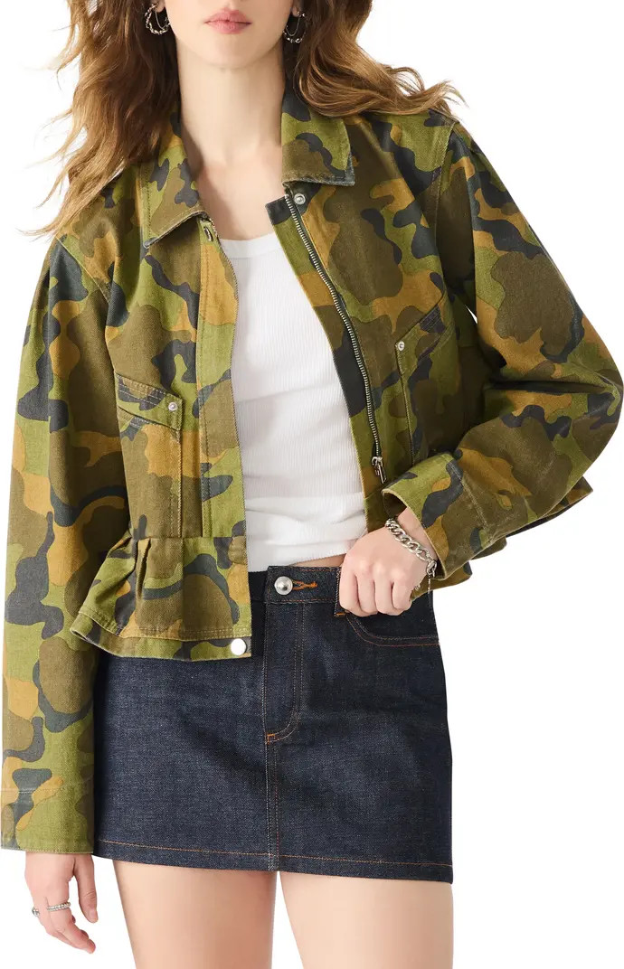 Sloan Camo Cotton Twill Jacket | Nordstrom