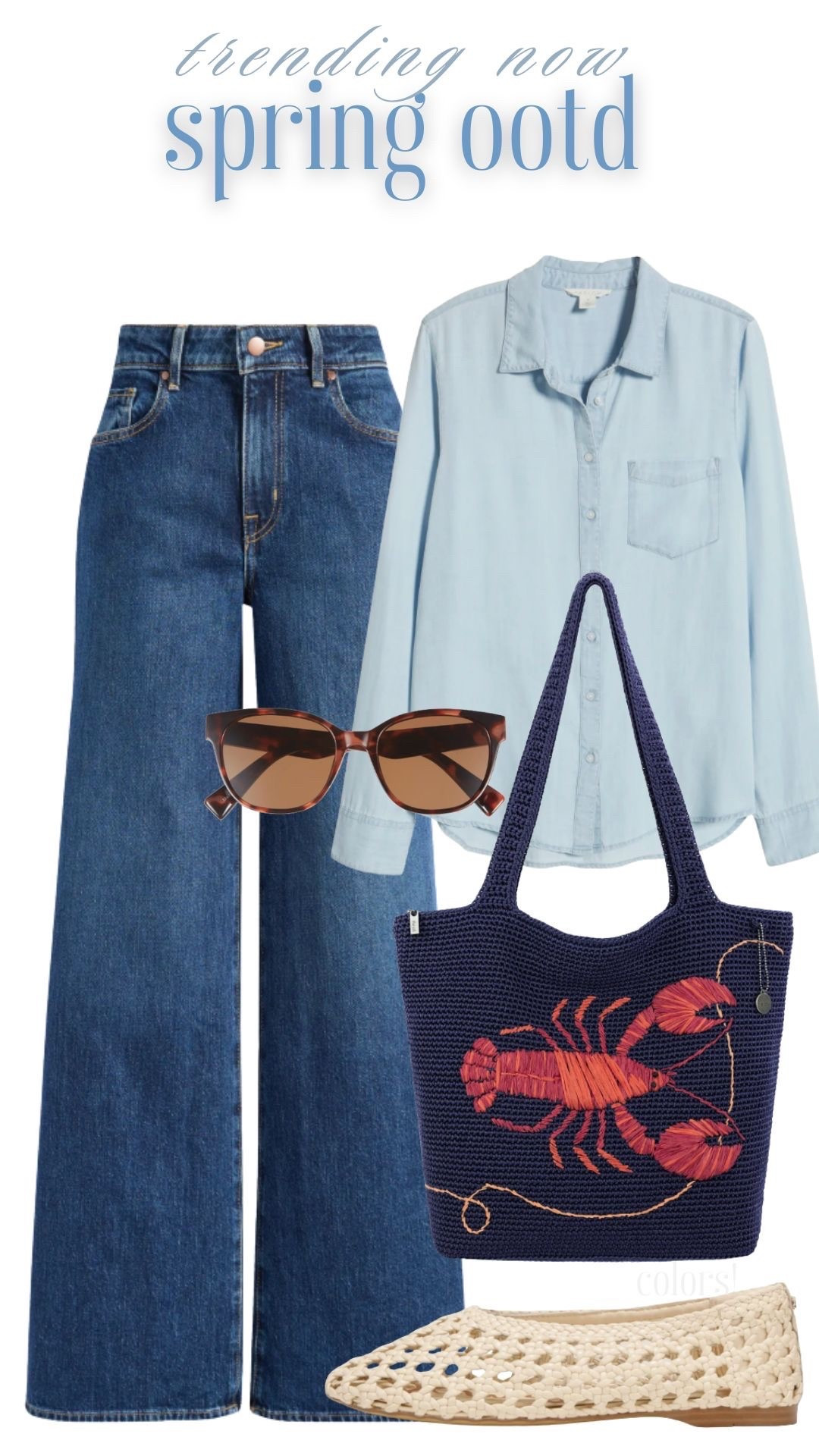 Trending casual spring outfit! Love this look! ✨

Spring fashion, spring style, style inspo, fashion finds, trending now, vacation outfit, denim, sunglasses 

#LTKdayinmylife #LTKgrwm #LTKootd