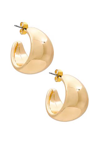 SHASHI Kasumi Hoop in Gold from Revolve.com | Revolve Clothing (Global)
