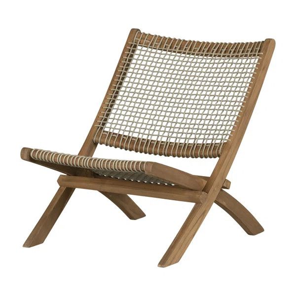 Agave Teak Outdoor Armless Lounge Chair | Wayfair North America