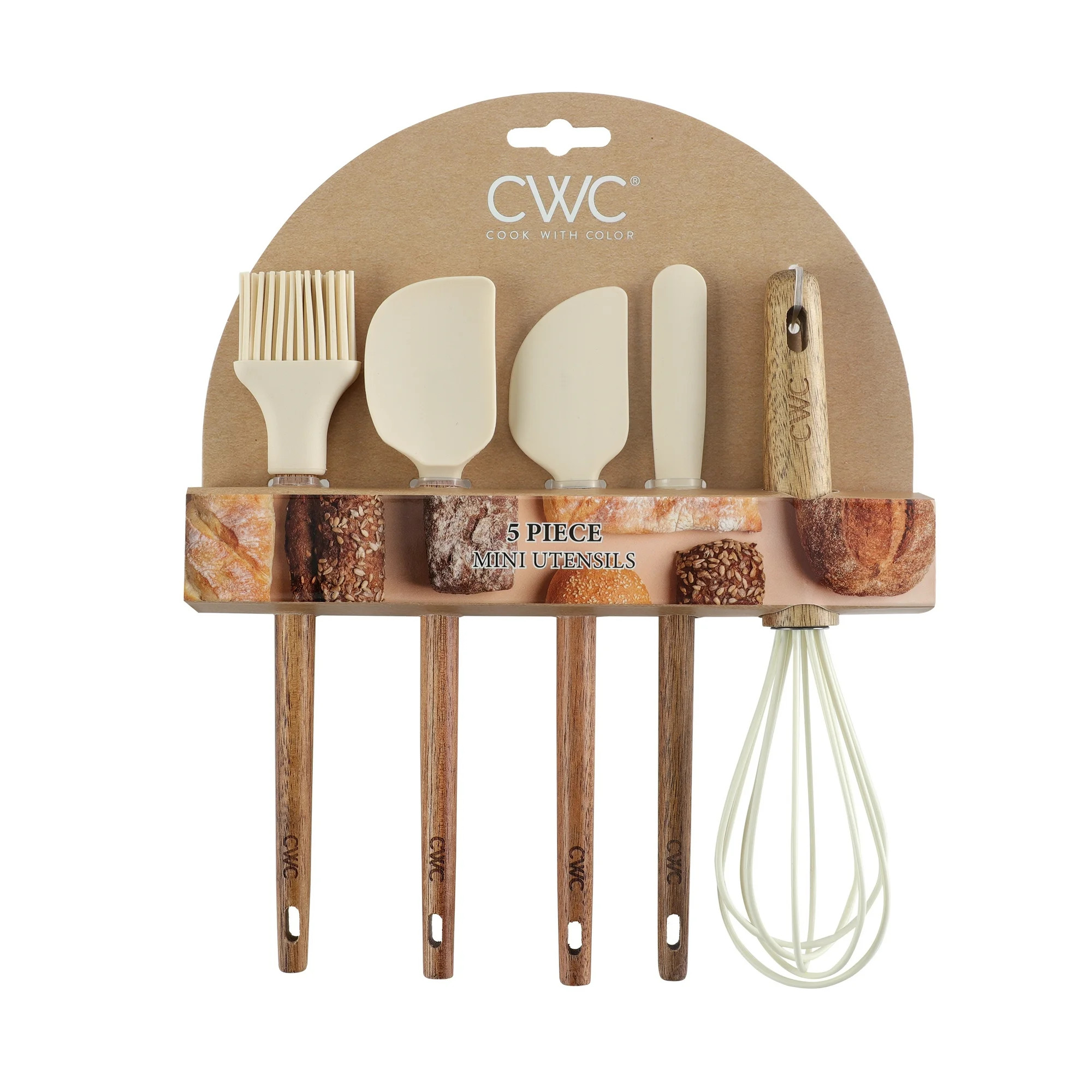 Cook With Color 5-Piece Mini Utensil Set – Essential Kitchen Utensils for Small Spaces | Walmart (US)