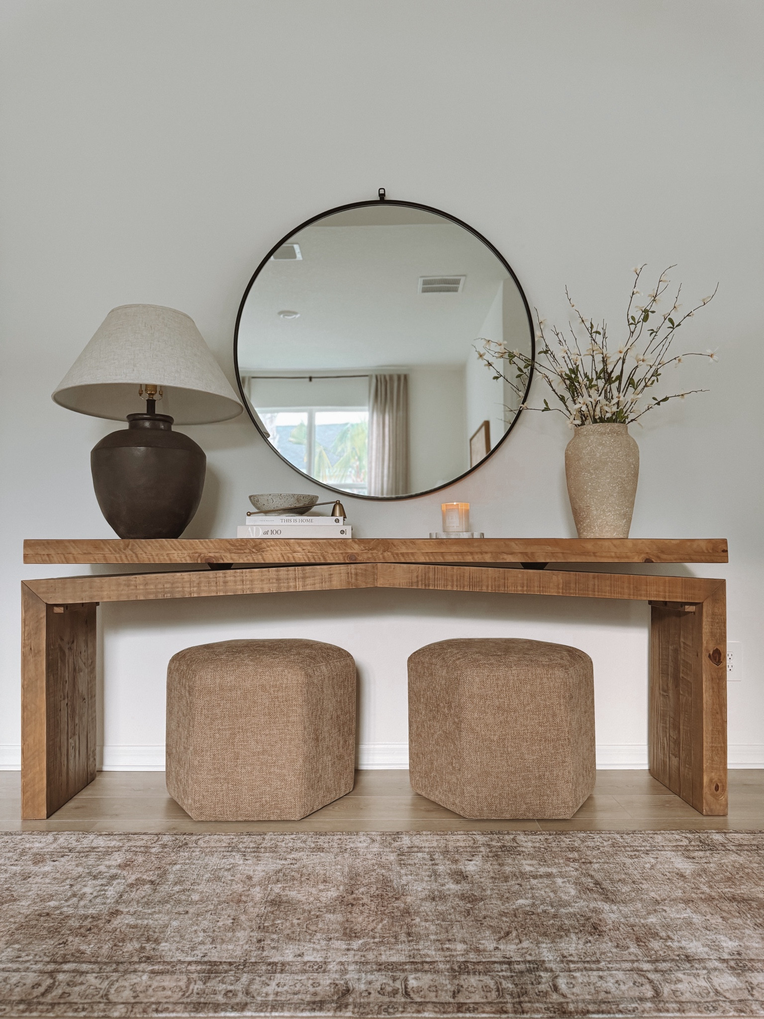 There’s nothing like coming home to a beautifully decorated and cozy entry space. I recently got this larger mirror from @wayfair to hang over my console table and I’m so thrilled to be partnering with them to share some of my favorite tips on how to create a welcoming entry space for your family and guests. 🤍 

You can find links to the console table, mirror, rug and other favorites from Wayfair by clicking the link in my bio! 

#wayfair #wayfairpartner 



#LTKSummerSales 

#LTKHome #LTKSeasonal