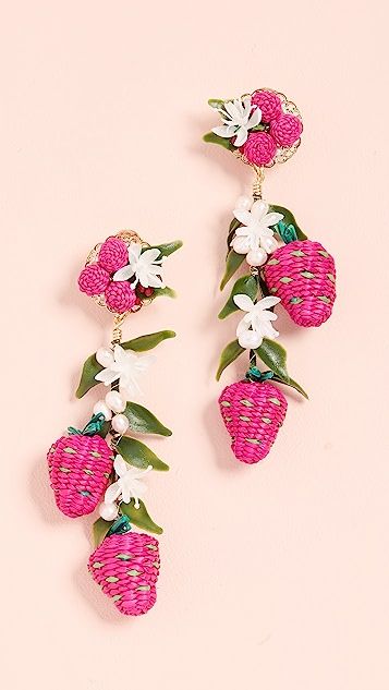 Tropics Strawberry Earrings | Shopbop