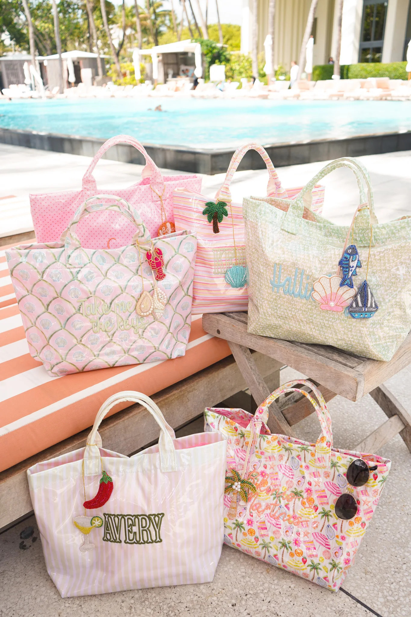 Cabana Clear Coat Tote | KenzKustomz