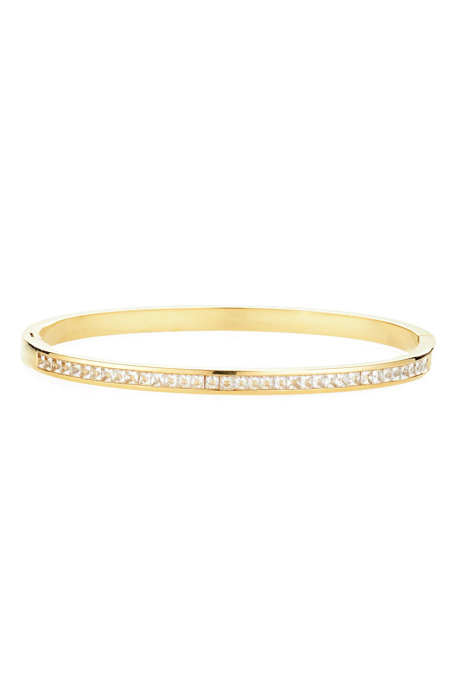 Nordstrom Cubic Zirconia Hinge Bangle | Nordstrom | Nordstrom