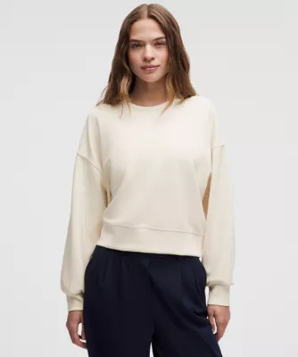 Softstreme Perfectly Oversized Cropped Crew | lululemon (AU)