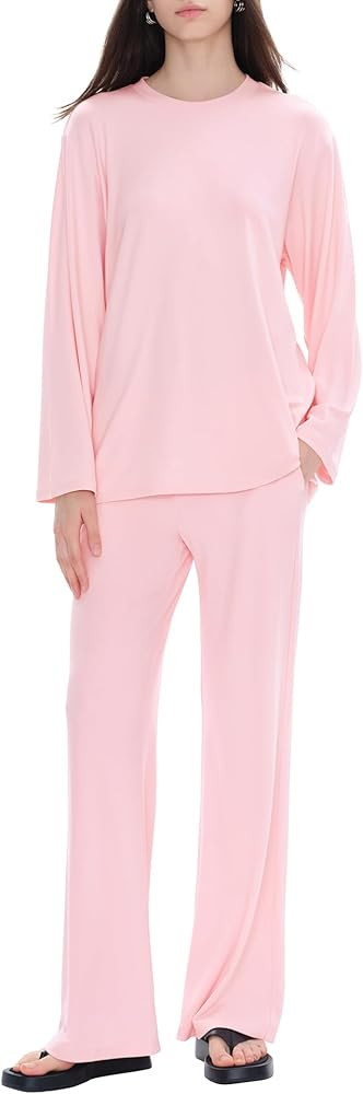 Women's Lounge Sets Two Piece Outfits Matching Set Loose Fit Tracksuits All Day Collection | Amazon (US)