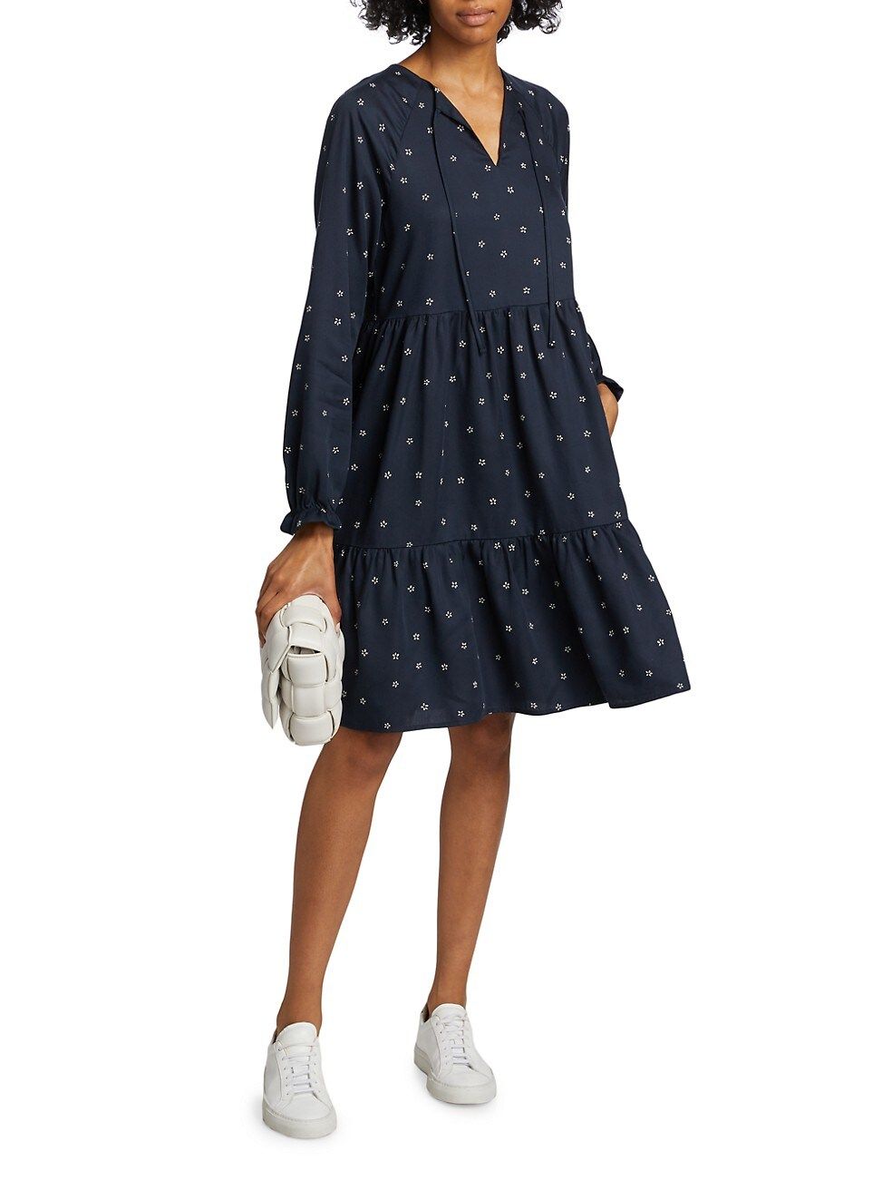 Barbour Evergreen Printed Knee-Length Dress | Saks Fifth Avenue