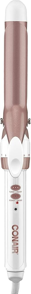Conair Double Ceramic 1-Inch Curling Iron, 1-inch barrel produces classic curls – for use on sh... | Amazon (US)