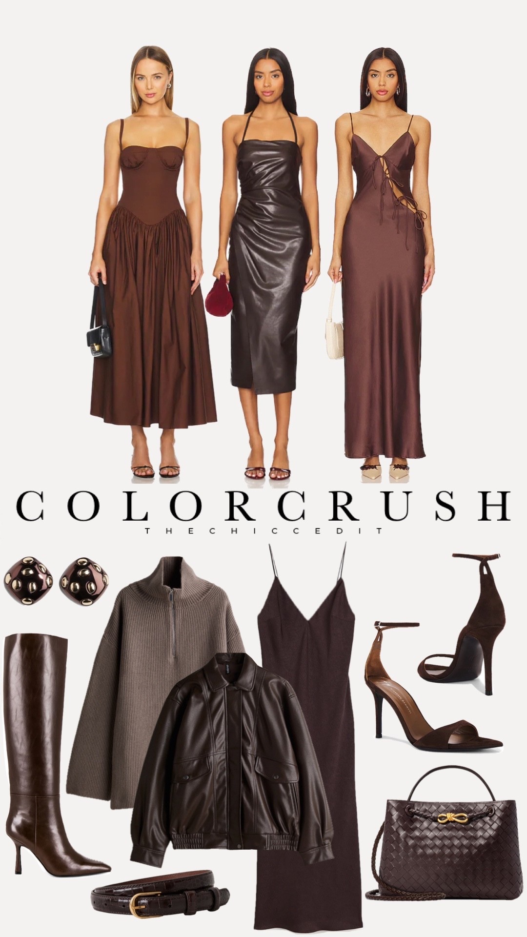 Color crush 🤎

#brown #dress #dupe #bag #sandals boots jacket skirt earrings hair clip 

#LTKootd #LTKFestival #LTKgrwm