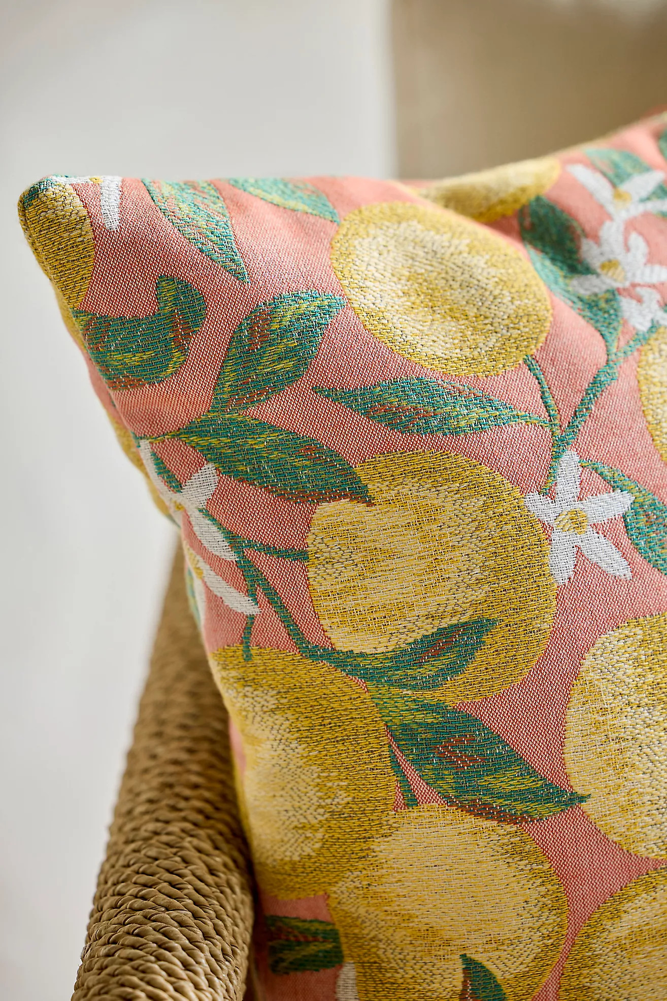 Sunbrella® Orange Blossom Outdoor Pillow | Anthropologie (US)