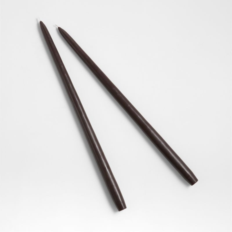 18" Dipped Flint Taper Candles, Set of 2 by Athena Calderone + Reviews | Crate & Barrel | Crate & Barrel