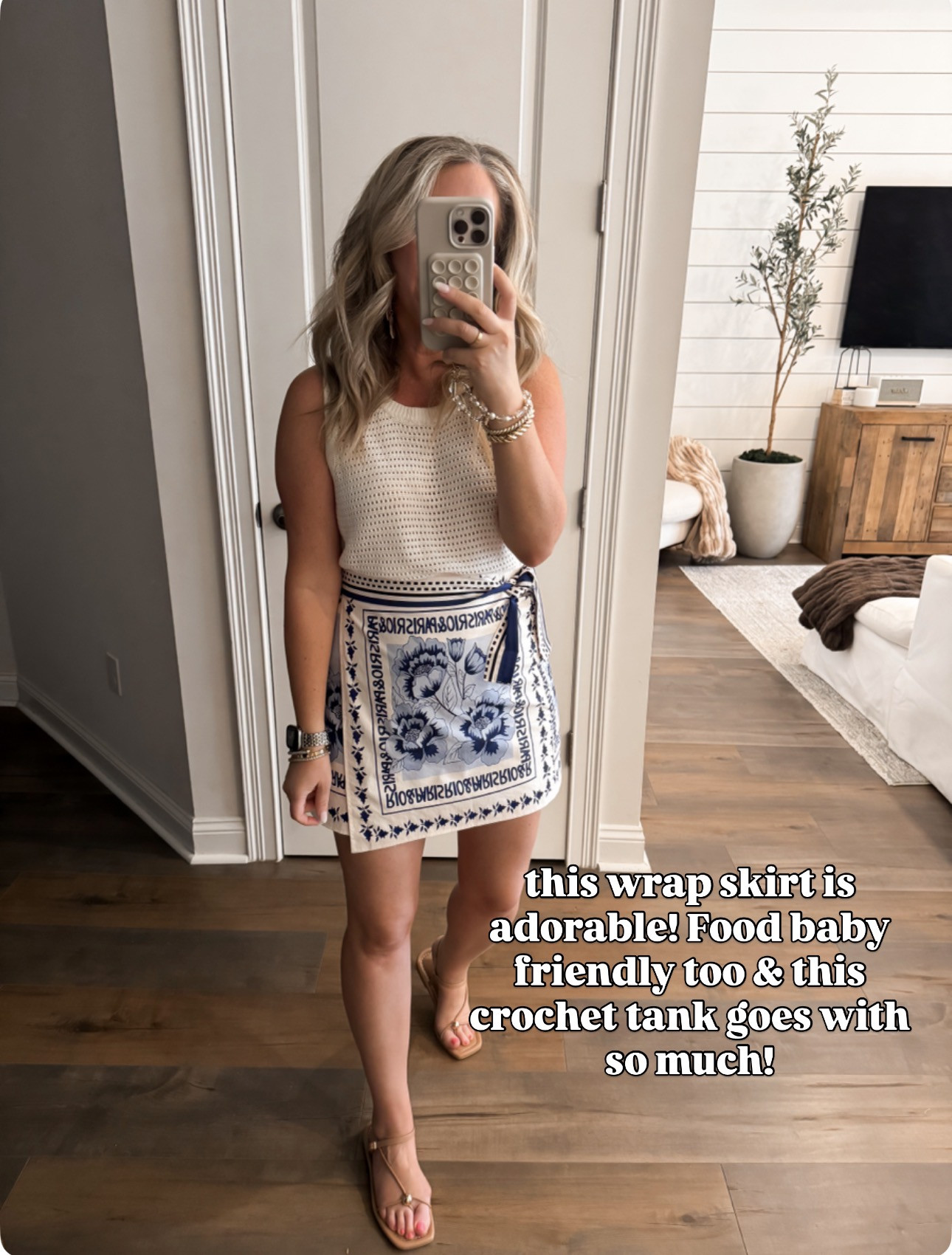 Vacation outfit inspo 🌊 All from Amazon!

White tank, blue and white floral skirt, strappy sandals, spring break, spring and summer style, beach vacation, warm weather, tropical vacation, styled look, outfit inspo, Amazon women's affordable fashion finds.  

 #LTKootd #LTKSeasonal #LTKTravel