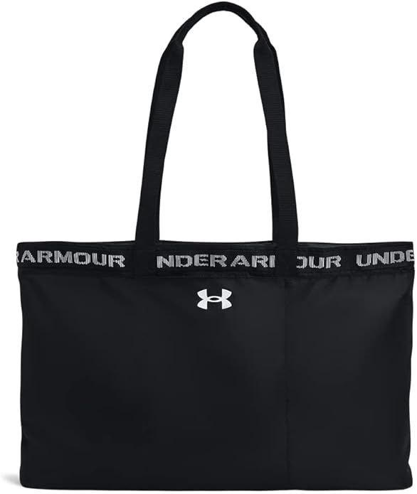 Under Armour womens Favorite Tote , Black (001)/Metallic Silver , One Size Fits Most | Amazon (US)