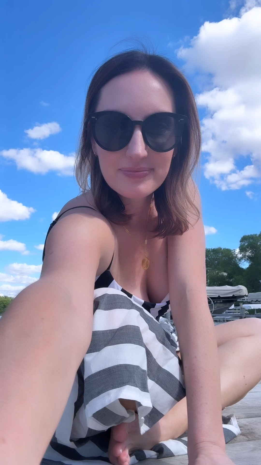 The newest Target line of of swimsuits is great!! I usually struggle with the quality and fit of their swimsuits, but the Shade and Shore line nailed it. The reminds me of Left on Tuesday fit and they mix and match with other pieces. I got this striped high cut one piece, a sarong, m and a 2 piece. Staples and only $30!! #swim #summer

#LTKFindsUnder100 #LTKSwim #LTKTravel