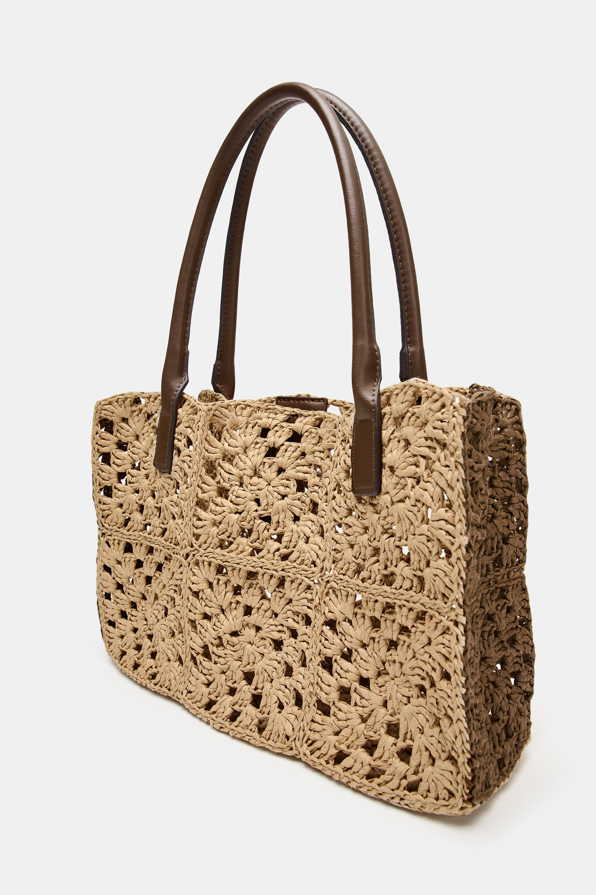 WOVEN EFFECT SHOPPER BAG | Zara US