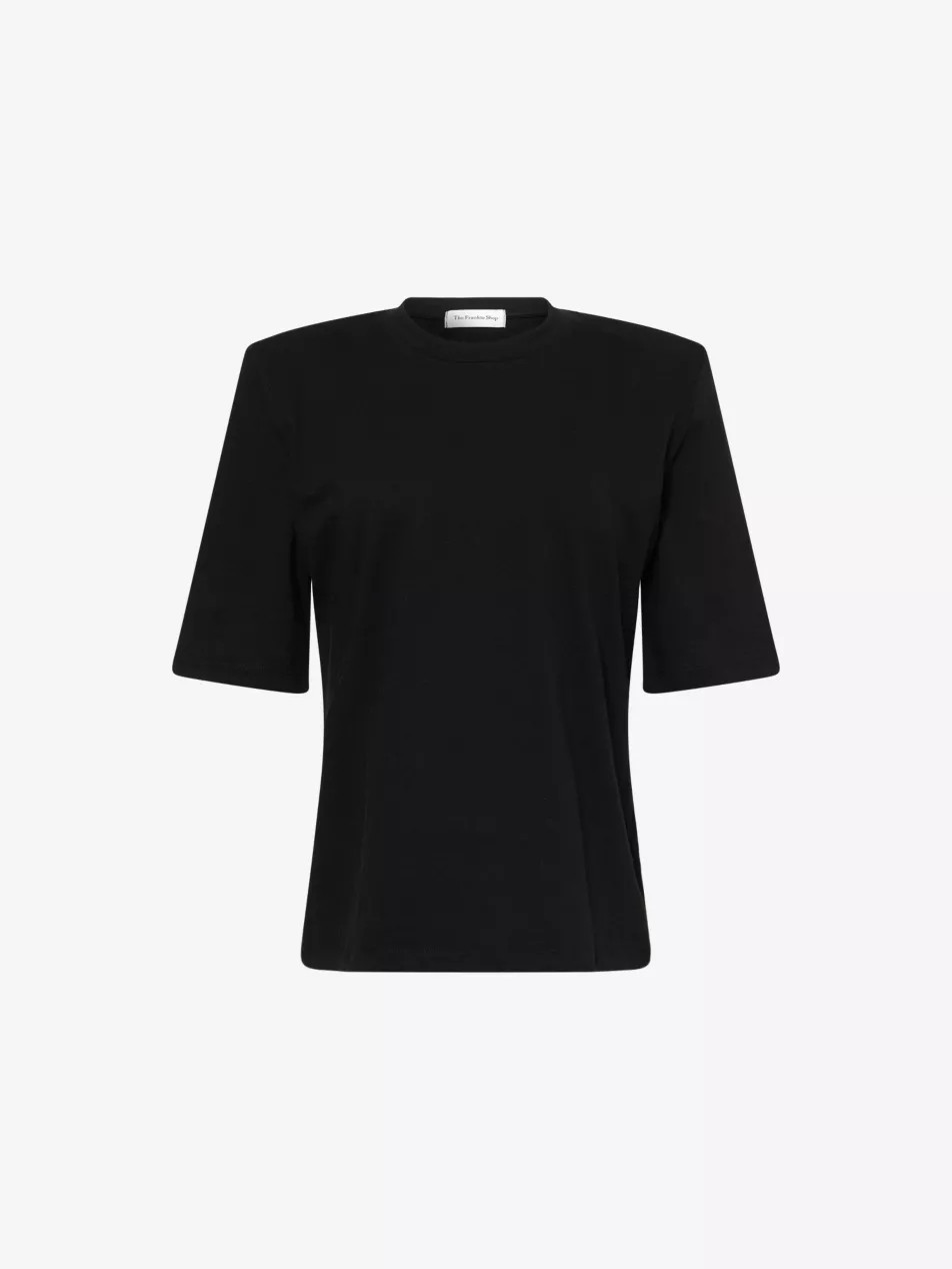 Carrington Padded-Shoulder Cotton-Jersey T-Shirt | Selfridges