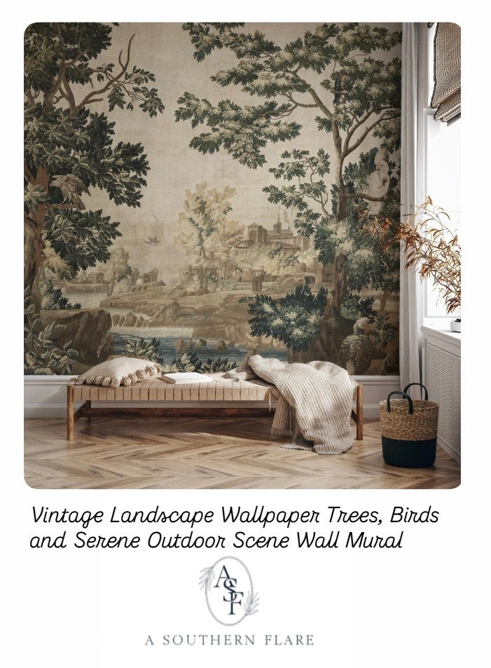 Vintage wallpaper mural 

#LTKHome