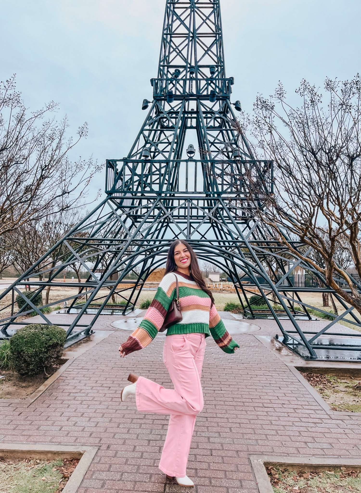 Eiffel Tower Paris Texas Style 🩷 🇫🇷 Wore this super cute colorblock Chunky Knit Sweater and Pink Jeans for a little rainy but fun road trip outside of Dallas. 

Amazon Fashion, Colorful Sweater 


#LTKFindsUnder50 #LTKHoliday #LTKSeasonal