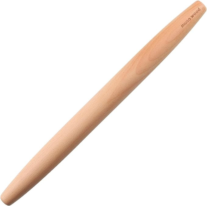 Muso Wood Wooden French Rolling Pin for Baking,Beech Wood (French 15.75-Inch-by-1.38-Inch) | Amazon (CA)