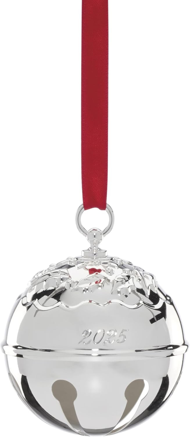 Ornament, 2025 Holly Bell Silverplate Ornament, Made from Metal, Beautiful Christmas Tree Decorat... | Amazon (US)