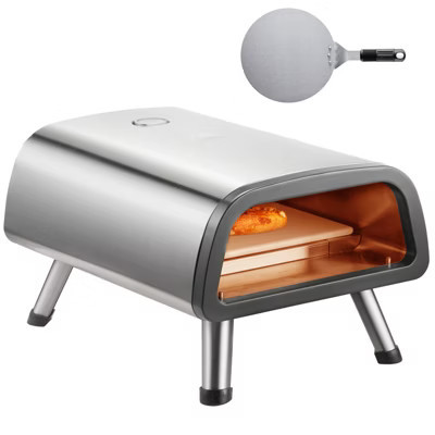 VEVOR 12" Electric Pizza Oven Countertop, Stainless Steel Pizza Maker Machine with Pizza Stone and Spatula, Heats up to 850°F | Target