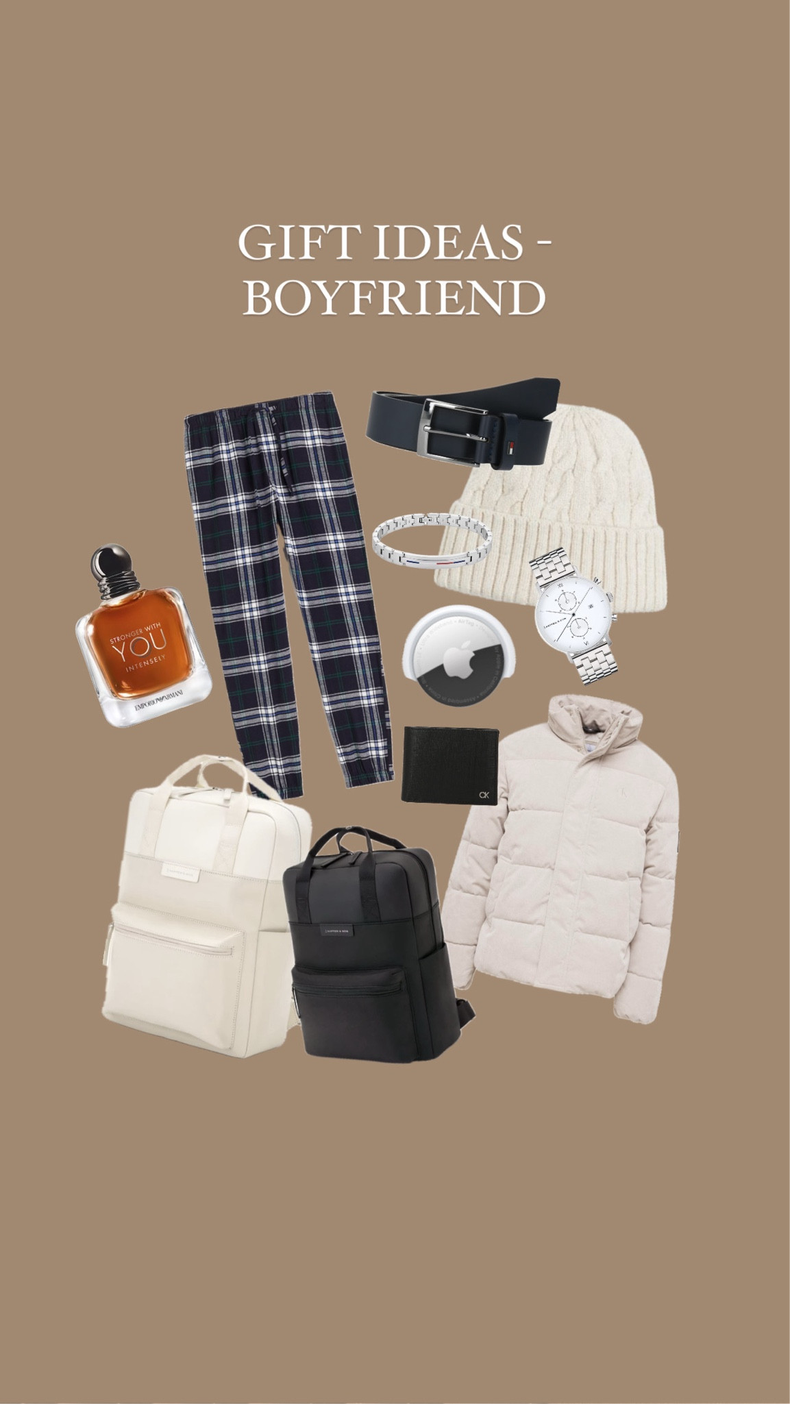 Gift ideas boyfriend edition 🫶🏼 #giftidea #present #gift #giftguide #boyfriemd #inspo #inspiration 

#LTKCyberWeek 

#LTKfindsunder50 #LTKmens #LTKGiftGuide