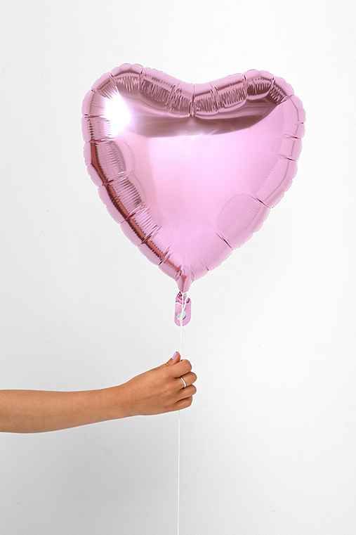 Foil Heart 18 Inch Party Balloon,ROSE,ONE SIZE | Urban Outfitters US